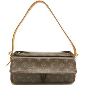 Louis Vuitton Monogram Vibasite MM Brown Shoulder Bag